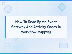 How to Read Bpmn Event Gateway and Activity Codes in Workflow Mapping
