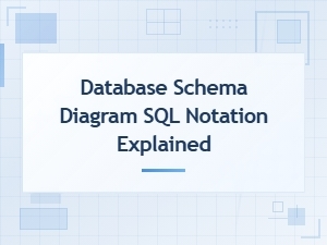 Database Schema Diagram Sql Notation Explained with Examples